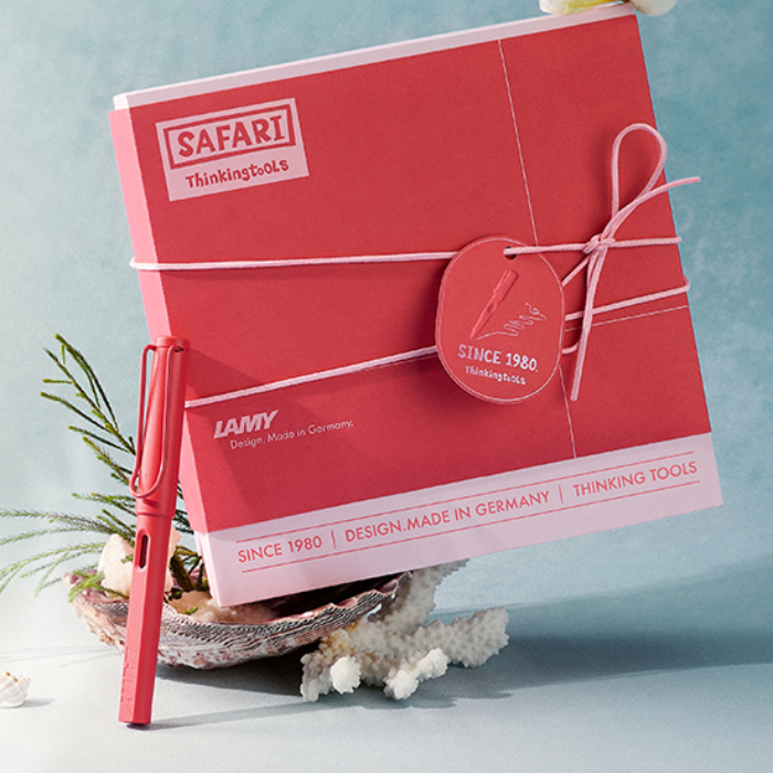 Lamy 凌美 狩獵系列 Safari 2025 Sunset Coral 珊瑚粉 鋼筆套裝Lamy 凌美 狩獵系列 Safari 2025 Sunset Coral 珊瑚粉 鋼筆套裝