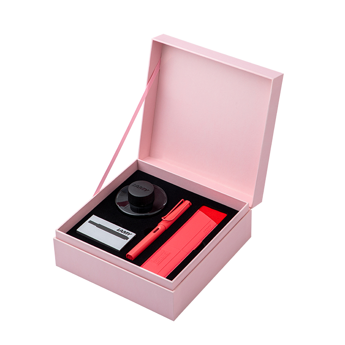 Lamy 凌美 狩獵系列 Safari 2025 Sunset Coral 珊瑚粉 鋼筆套裝