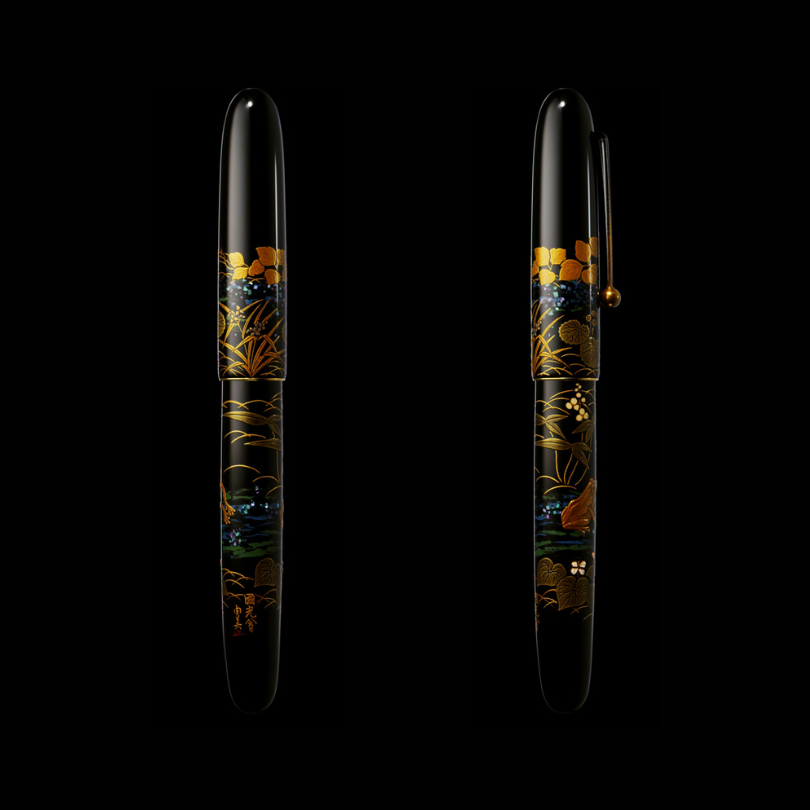 Namiki並木 Yukari Royale系列 研出高蒔繪 蛙 鋼筆